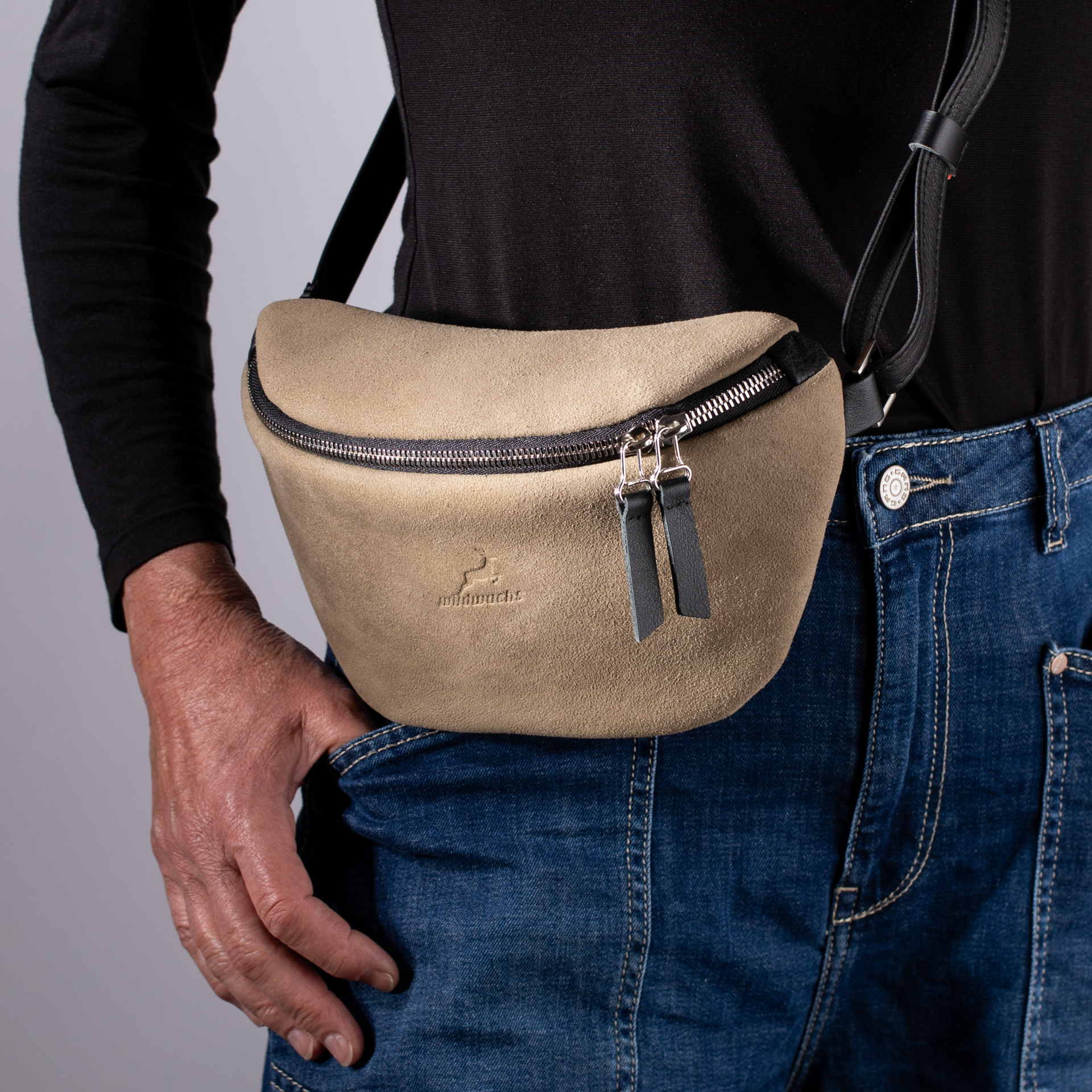 Bauchtasche Marseille S aus Hirschleder