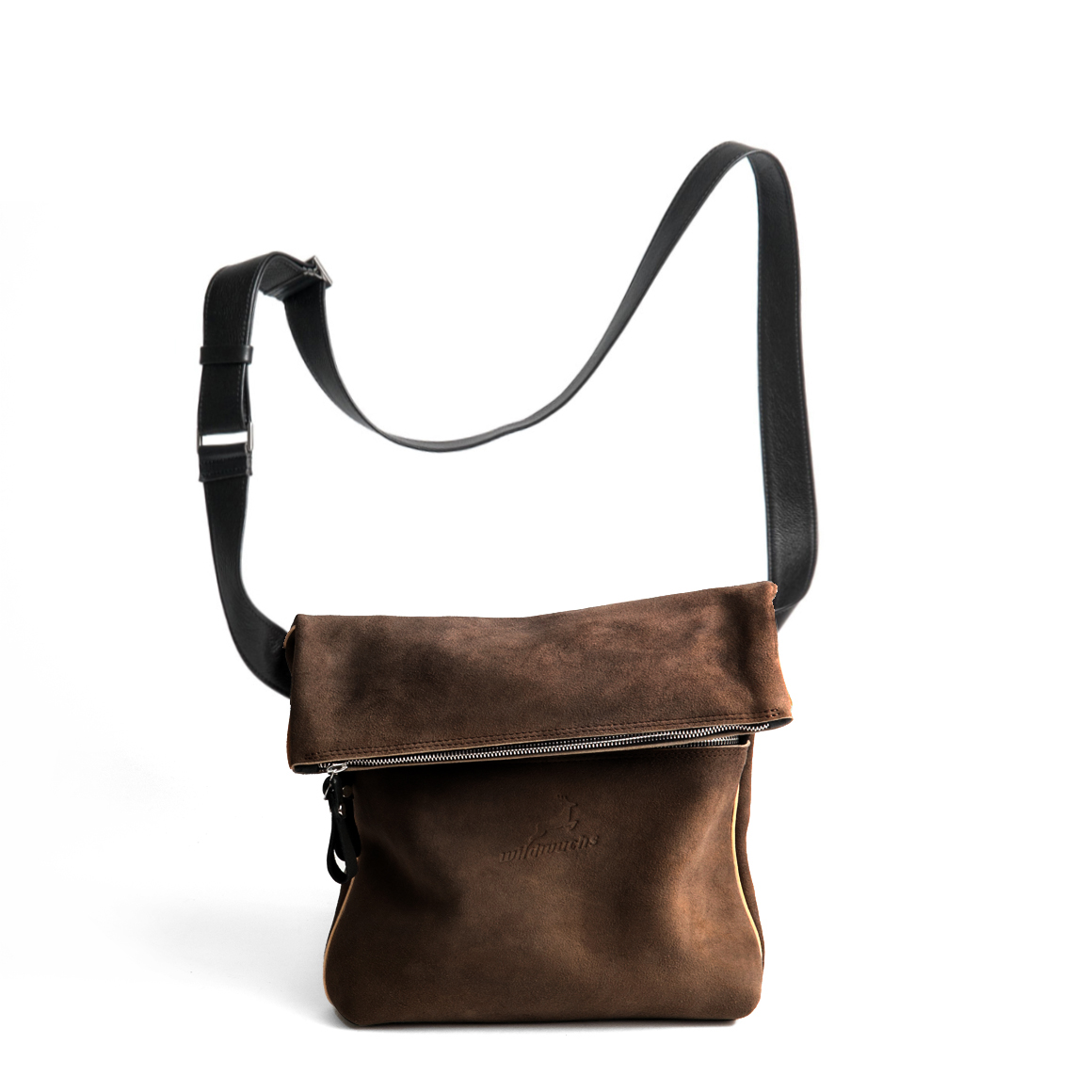 Überschlagtasche  London M aus Hirschleder