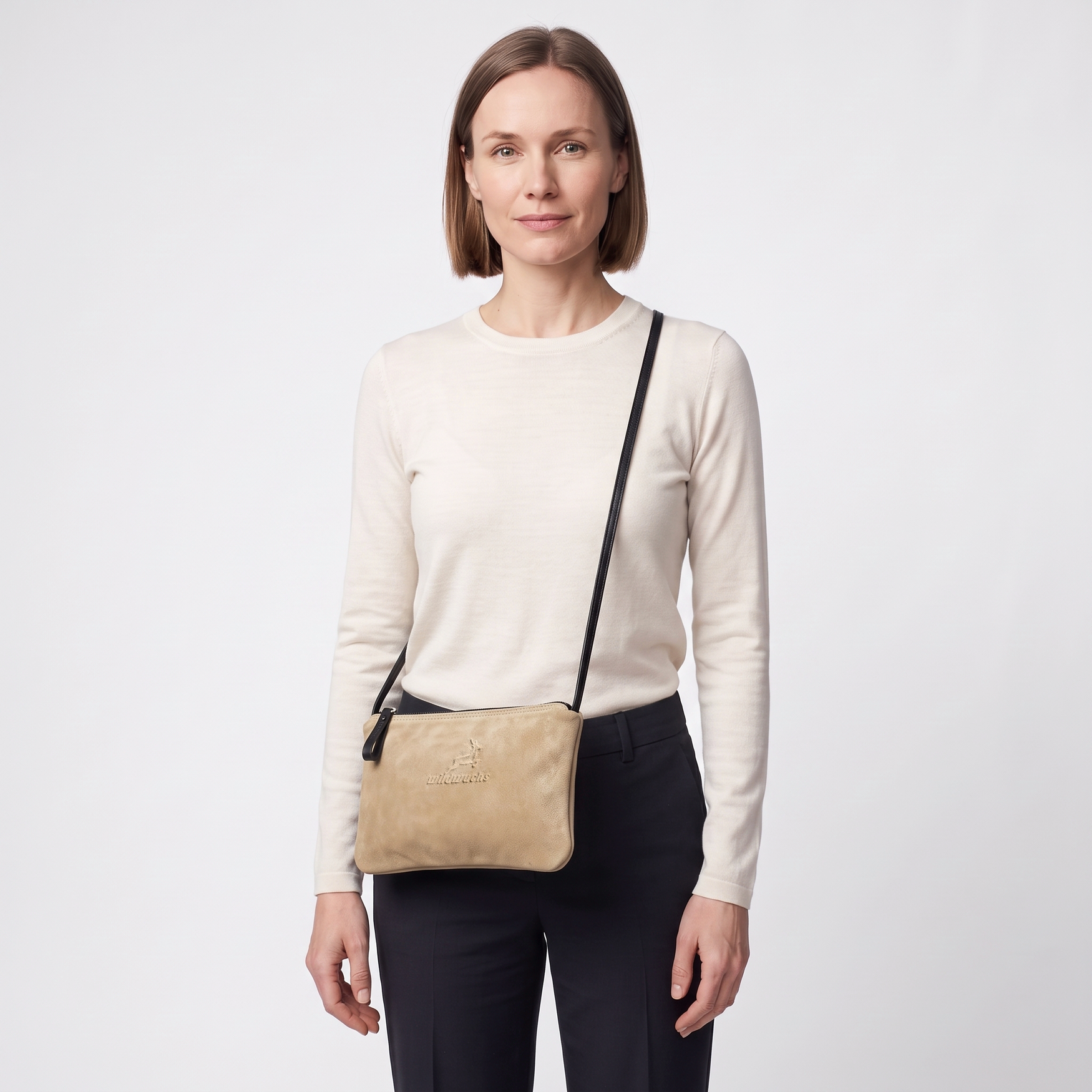 Schultertasche Palermo S aus Hirschleder