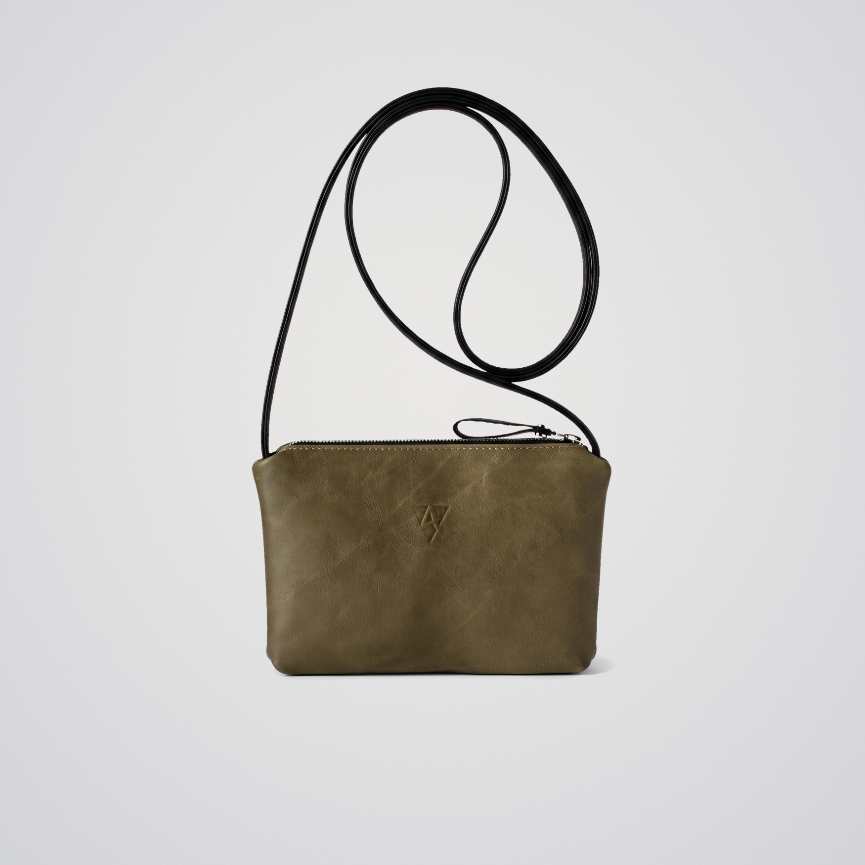 Schultertasche Palermo S aus Olivenleder