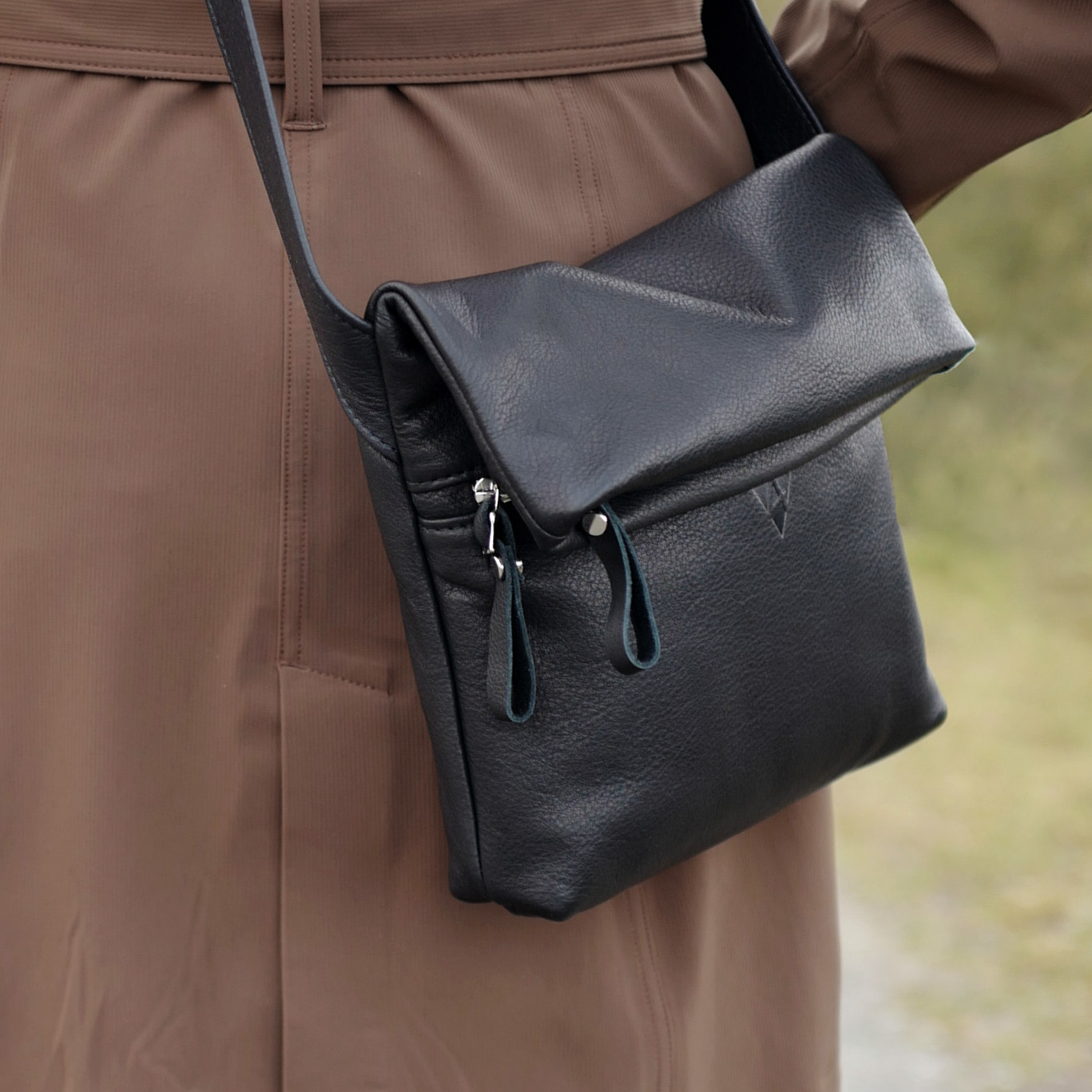 Überschlagtasche  London S aus Softnappa