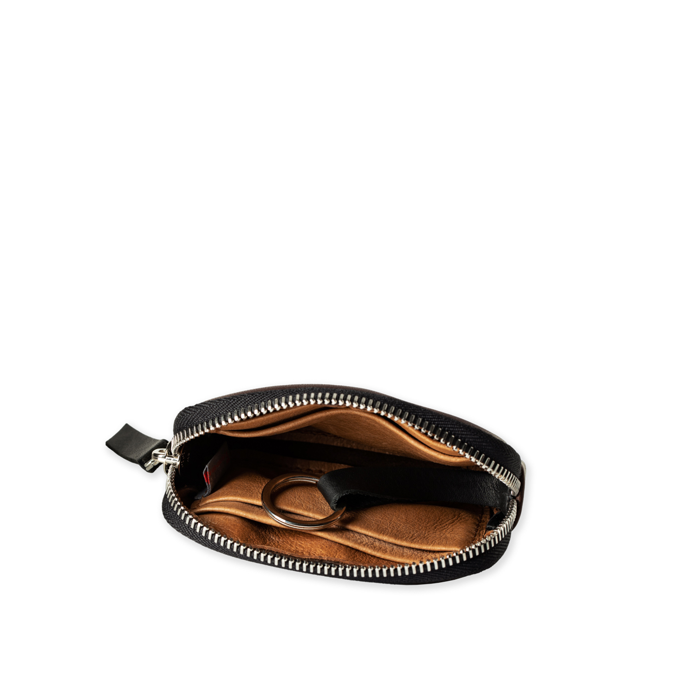 Combination wallet Boston S made of olive leather