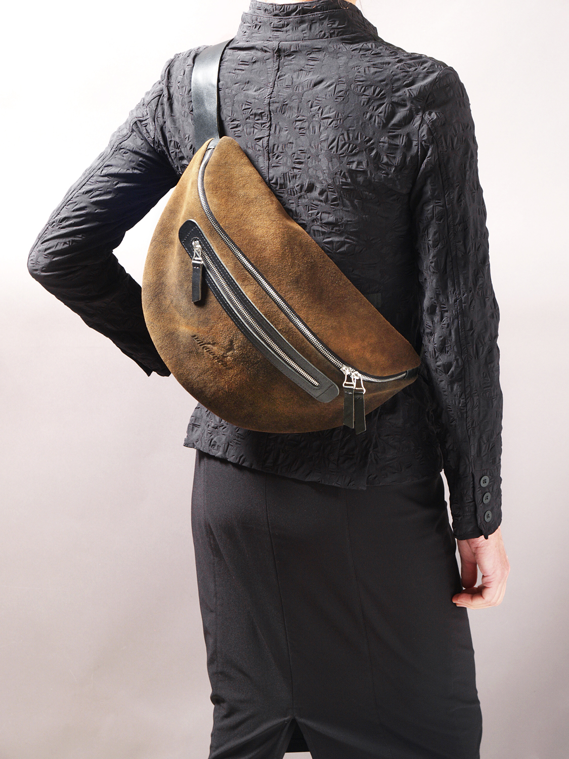 Crossbag Marseille L aus Hirschleder