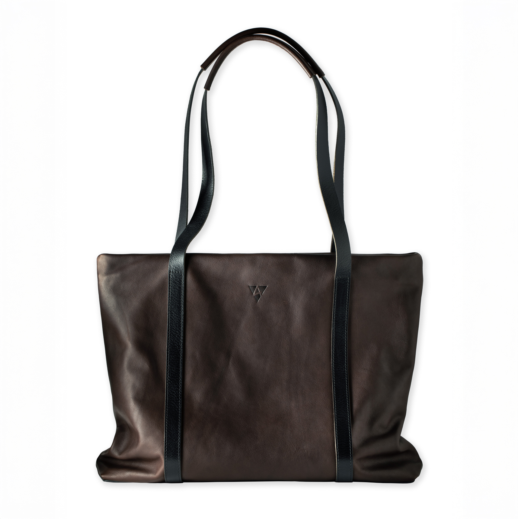 Schultertasche Delhi aus Olivenleder
