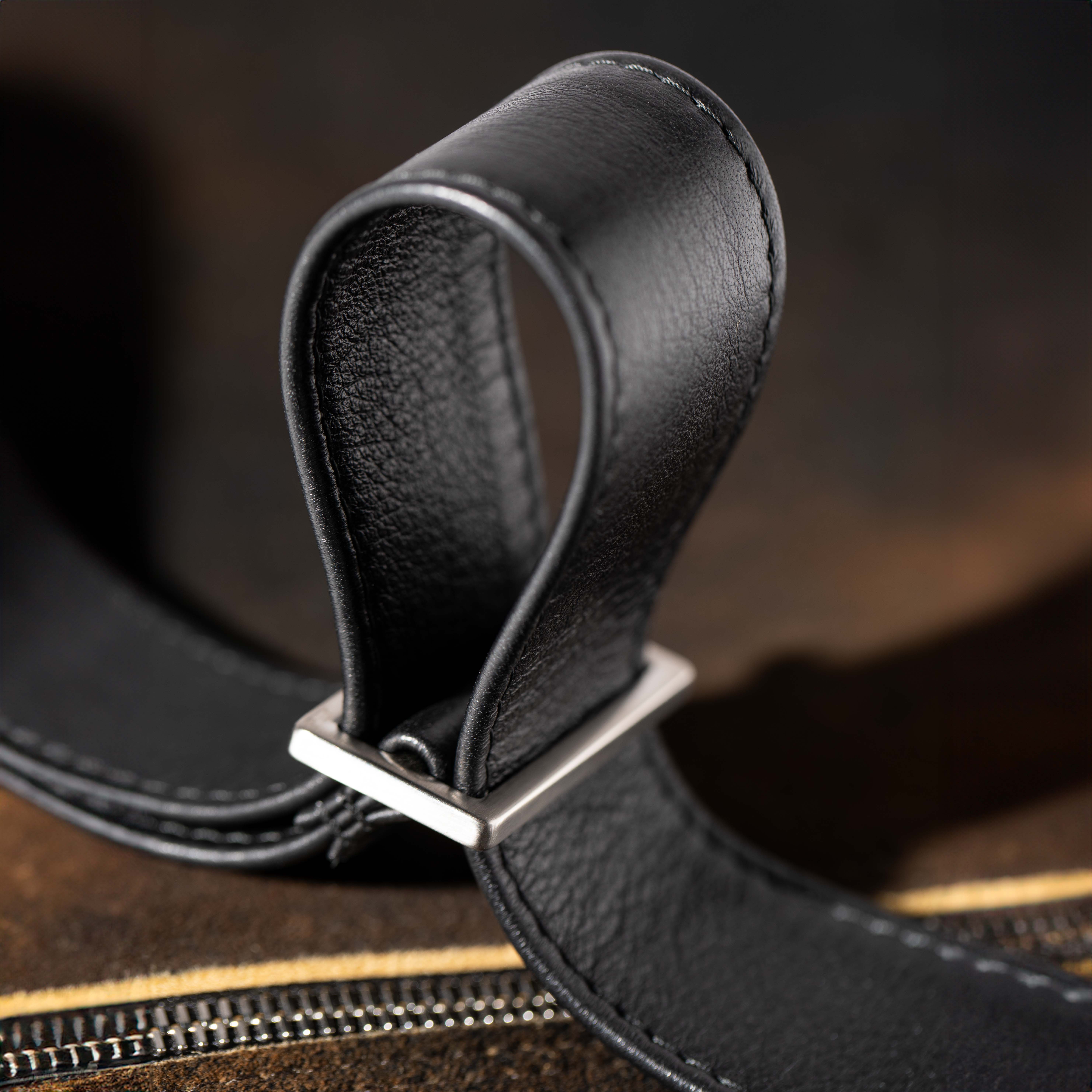 Überschlagtasche London S aus Hirschleder PUR