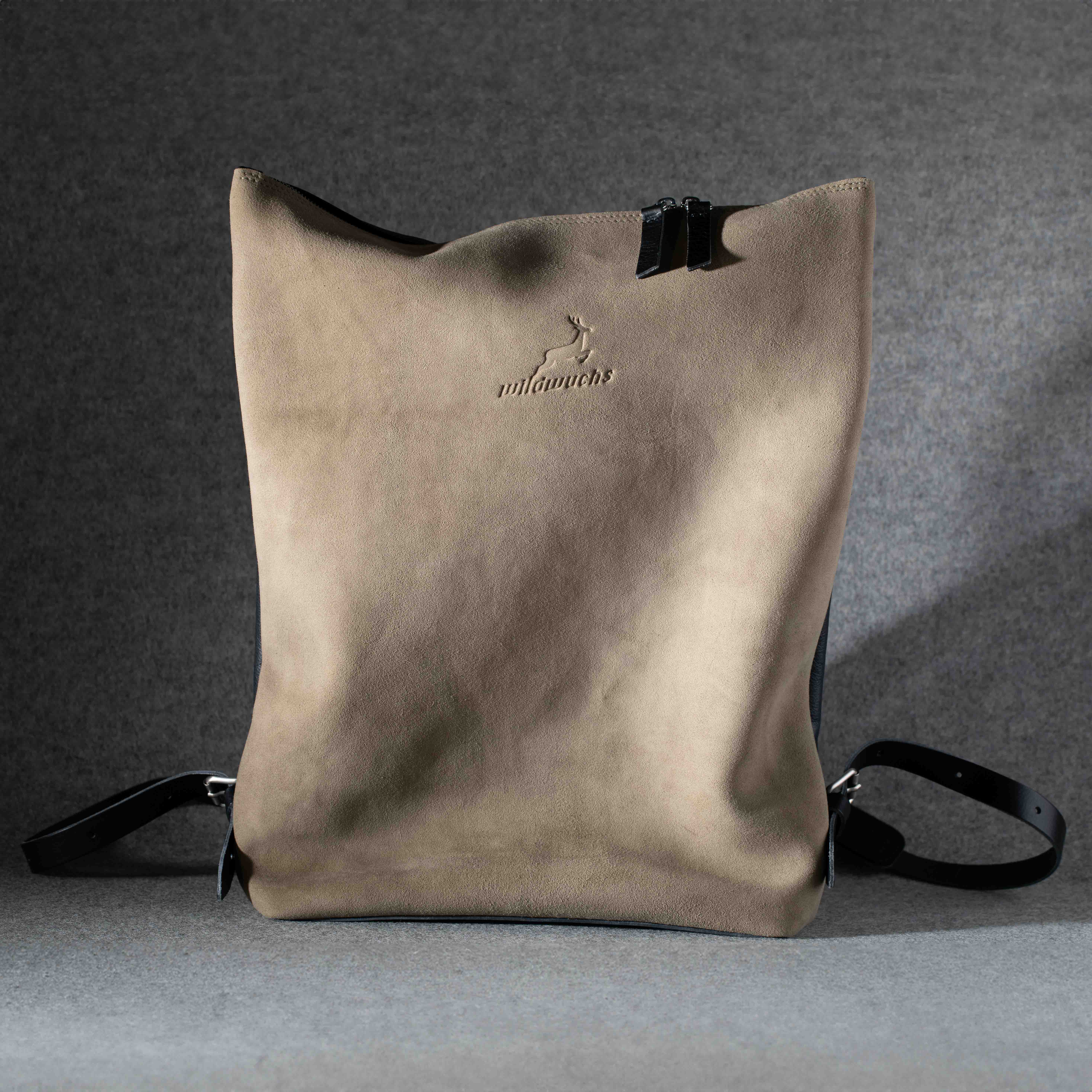 Rucksack Rom M aus Hirschleder
