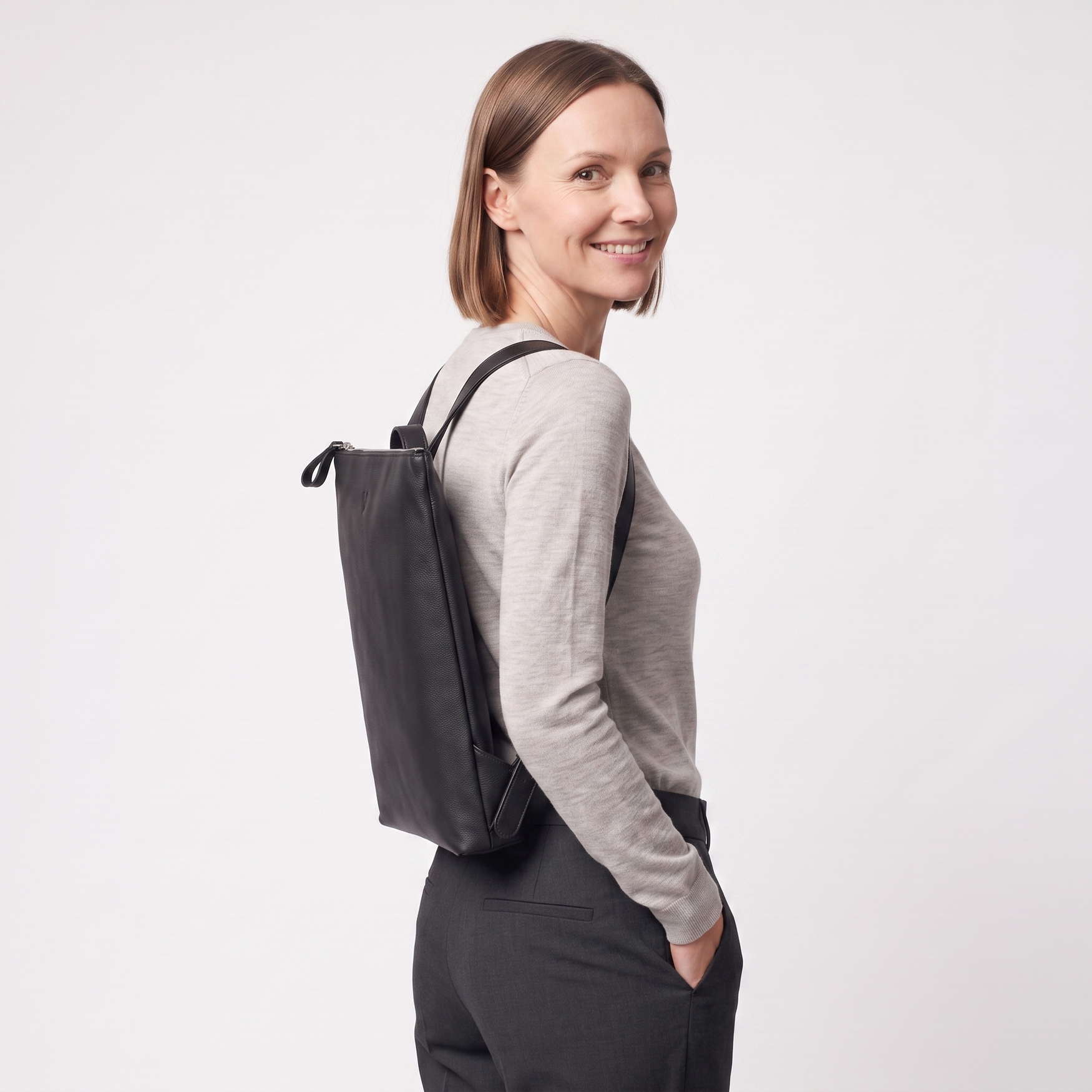 Backpack Garda made of soft nappa leather