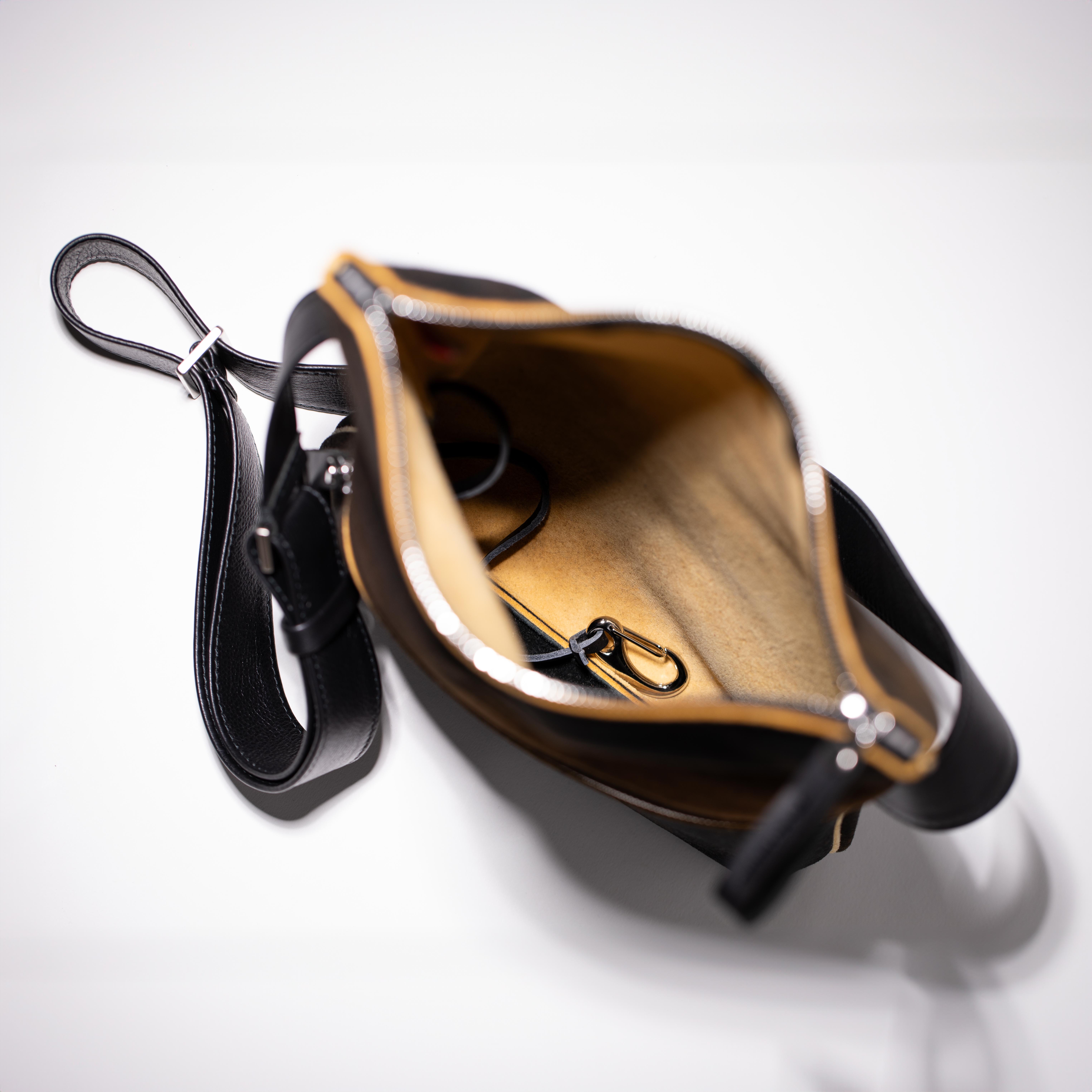 Überschlagtasche London S aus Hirschleder PUR