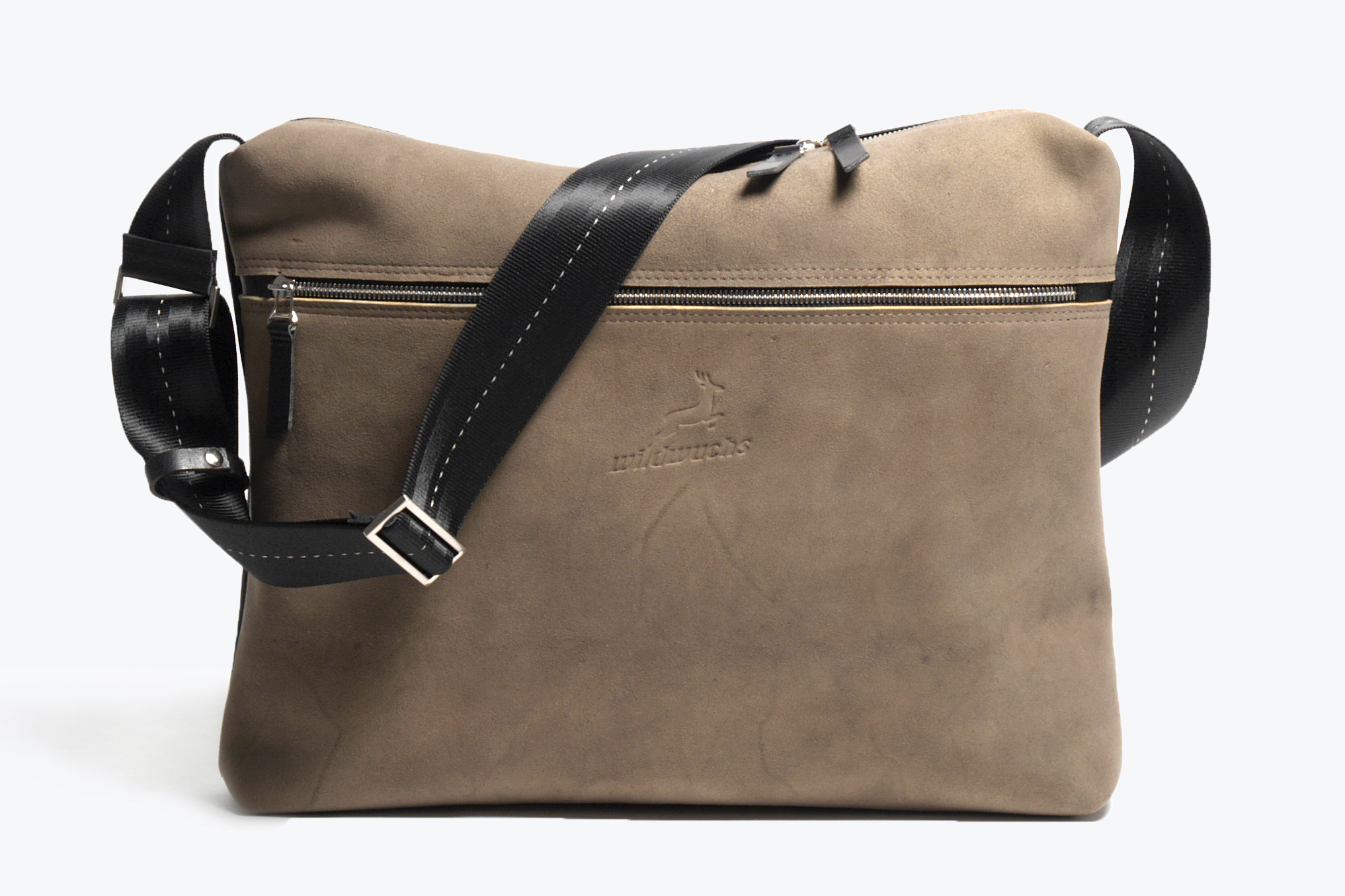 hirschleder-tasche-ledertasche-hirschledertasche-graugruen-gurtband